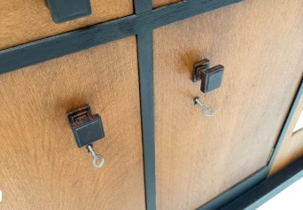 Oak Modernist Art Deco Sideboard or Credenza by Cor Alons, 1927